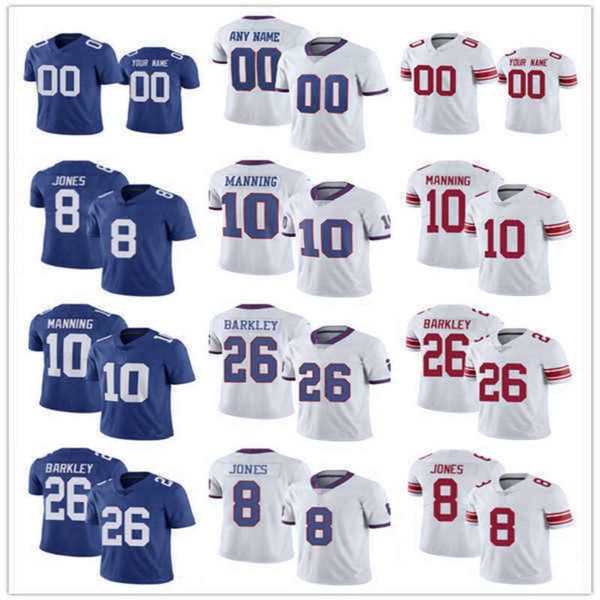 

jersey custom new york''giants''56 lawrence taylor 26 saquon barkley 8 daniel jones 5 kayvon thibodeaux 73 evan neal 92, Black;red