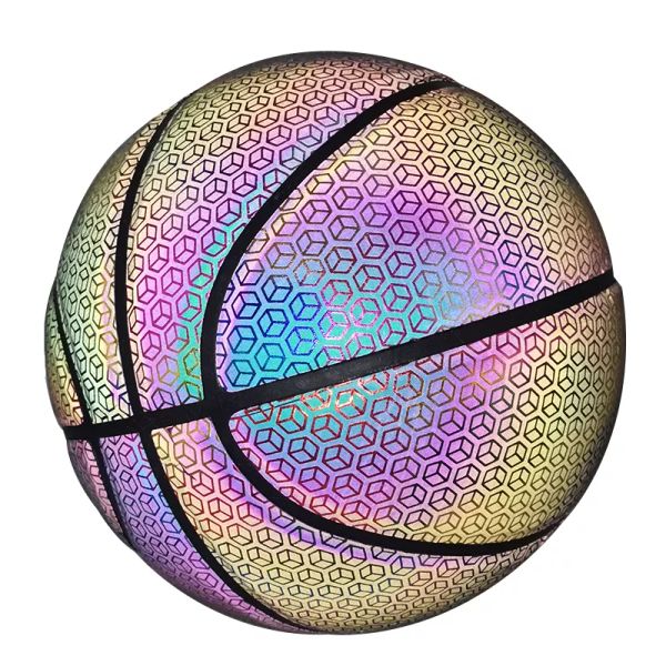 

reflective basketball price ball custom logo factory glow in the dark ball