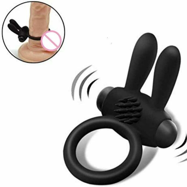 

toy massager permanent rabbit ring vibrator triple clitoris stimulator masturbation vibrating cocking delay ejaculation vibe toys cock v7st