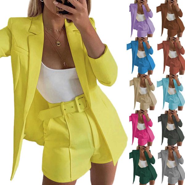 

long dust coat 2022 fashion new suit temperament casual cardigan, Tan;black