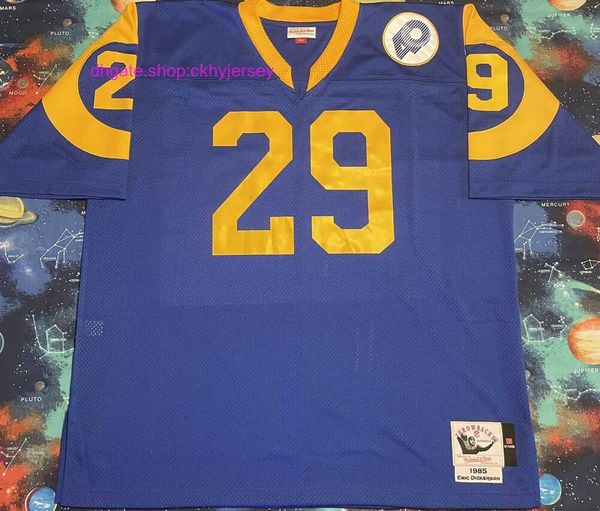 

new authentic mitchell & ness eric dickerson football jersey mens kids stitched throwback jerseys, Black