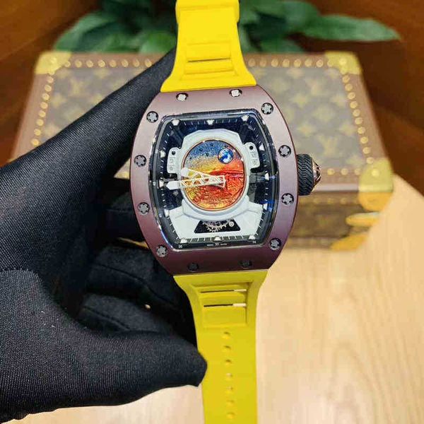 

watches wristwatch designer richa milles mens fully automatic mechanical watch fido personality fashion space mars another atmospheric tide, Slivery;golden