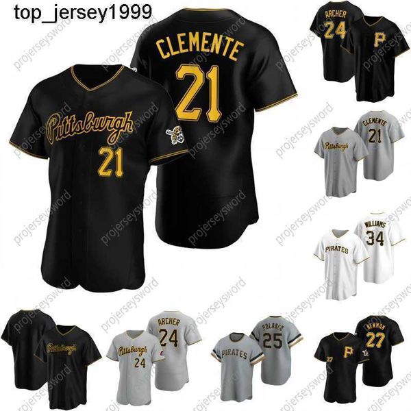 

pittsburgh bryan reynolds jersey roberto clemente chris archer adam frazier gregory polanco ben gamel ildemaro vargas kyle keller tyler, Blue;black