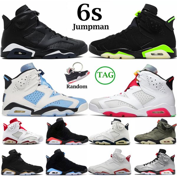 

6 6s basketball shoes men washed denim bordeaux gold hoops unc british khaki women mens sports sneakers trainers 36-47