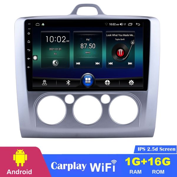 

car dvd radio 9 inch android multimedia player navigation system for ford focus 2 2004-2011 with wifi audio stereo