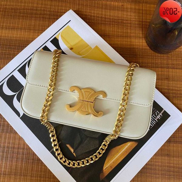 

designer bag 2022 new arc de triomphe french chain armpit leather high sense stick hardware shoulder women factory direct sale