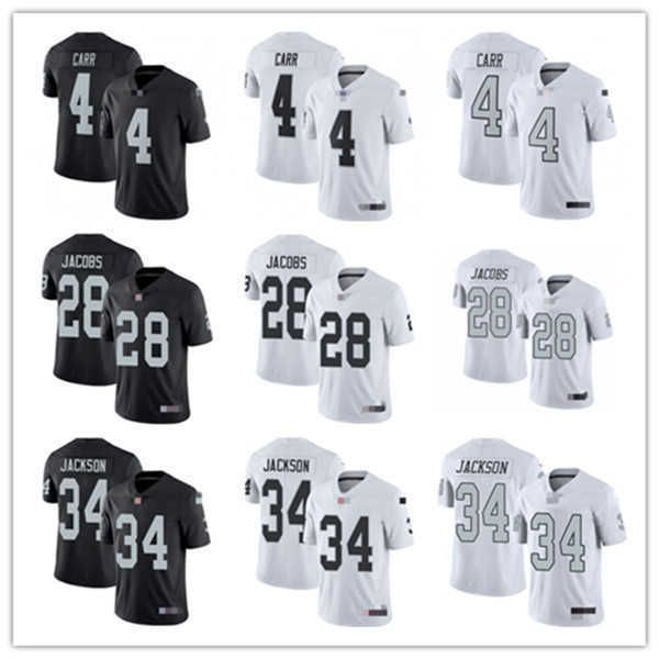 

football jerseys las vegas''raiders''17 davante adams 34 bo jackson 24 charles woodson, Black;red