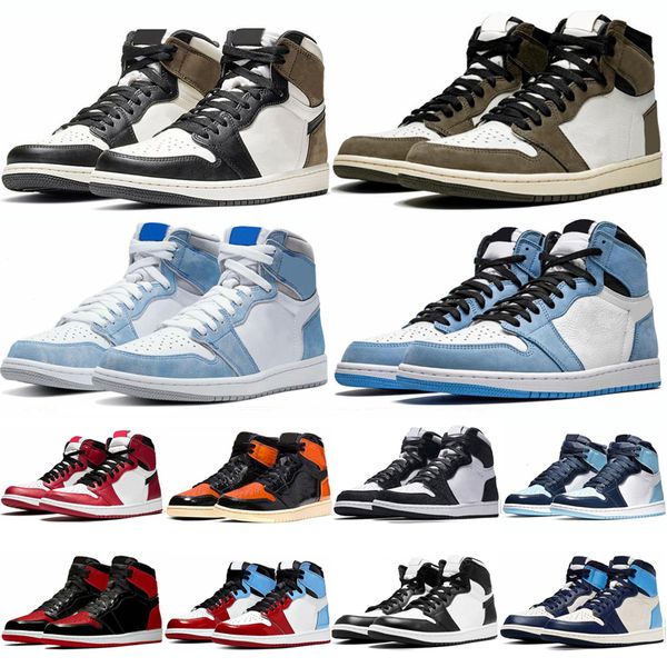 

jumpman og basketball shoes for men women taxi university blue bred patent chicago reverse dark mocha grey fog hyper royal pine green