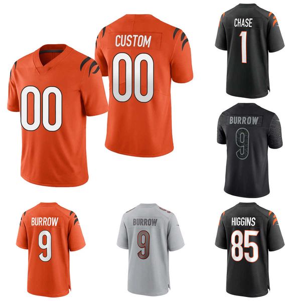 

football custom cincinnati''bengals''mixon morgan taylor mike thomas devin asiasi hayden hurst drew sample mitchell wilc, Black;red