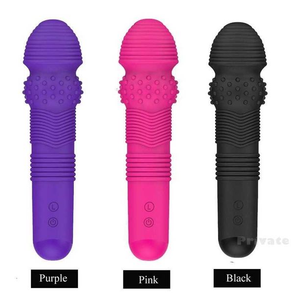 

s1s1 toy massager new silicone magic wand av body massager toys female masturbator 7 speed powerful clit vibrators for women man products