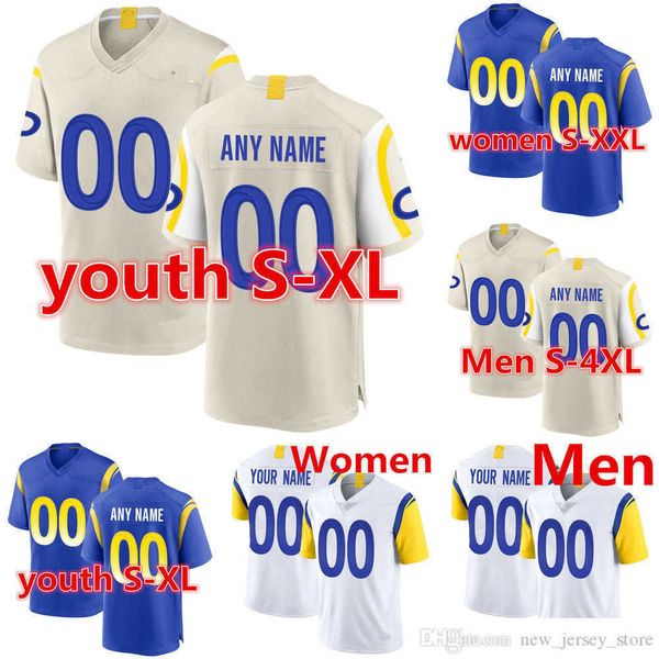 

football jerseys los angeles''rams''10 cooper kupp 3 odell beckham jr. 23 cam akers, Black;red