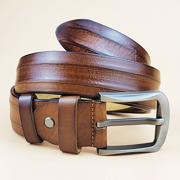 

men's belt luxury leather belt fashion classic multicolor style pin buckle a4522, Black;brown