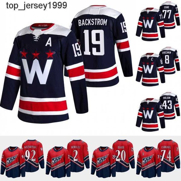 

washington darcy kuemper capitals jersey alex ovechkin john carlson tom wilson t j oshie evgeny kuznetsov nicklas backstrom dylan strome, Black;red