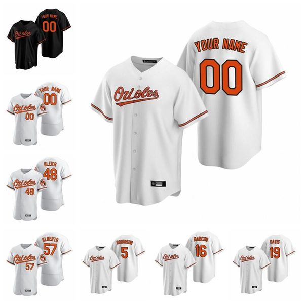 

college wear baseball jerseys womens richard bleier jersey trey mancini chris davis cal ripken jr. roberto alomar manny machado custom stitc, Black