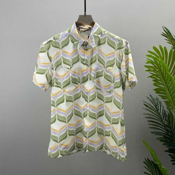 

designer shirt luxury hawaiian floral letter print beach shirts short sleeve tshirt men women, White;black