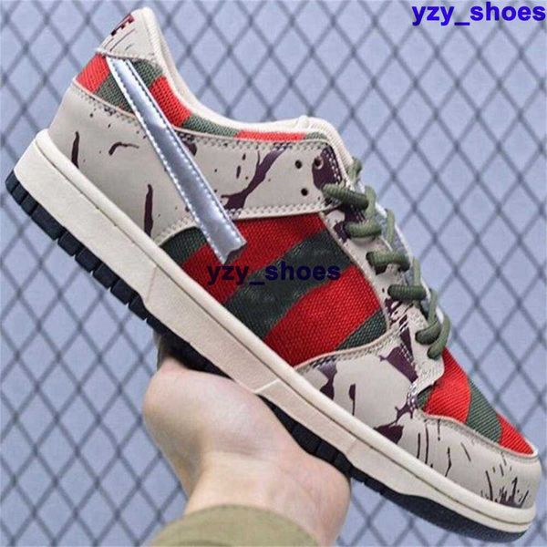 

roller shoes sb dunks low freddy krueger sneakers trainers size 12 shoes mens women casual us 12 runnings eur 46 dunksb 313170-202 platform