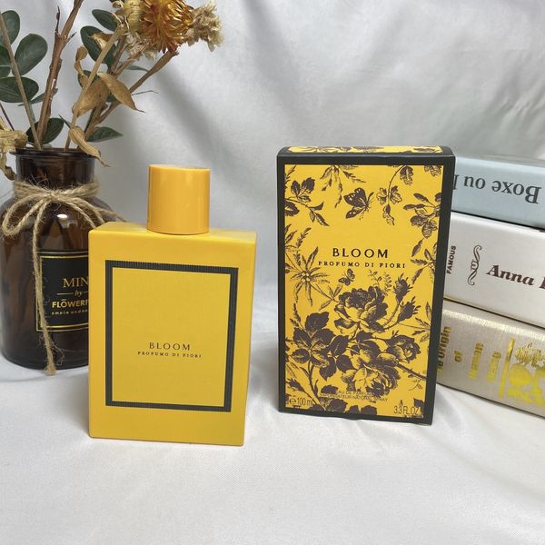 

designer perfume for women yellow floral fragrance bloom propumo di fiori 100ml good smell long time leaving body fragrance fast ship qualit