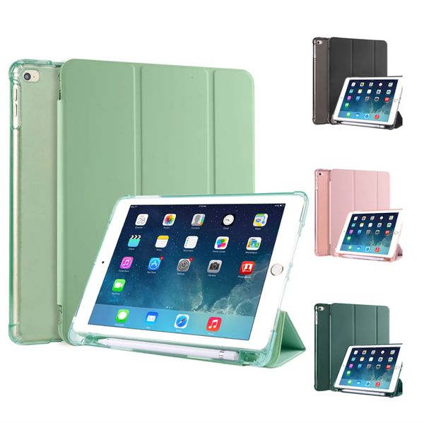 

pen holder sleep wake up smart cover case for ipad 9.7 9th 8th 7th 10th 10.9 2022 generation air 2 5 9 pro 11 mini 6 5 4