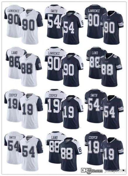 

football jerseys dallas''cowboys''88 cee deelamb 19 amari cooper, Black