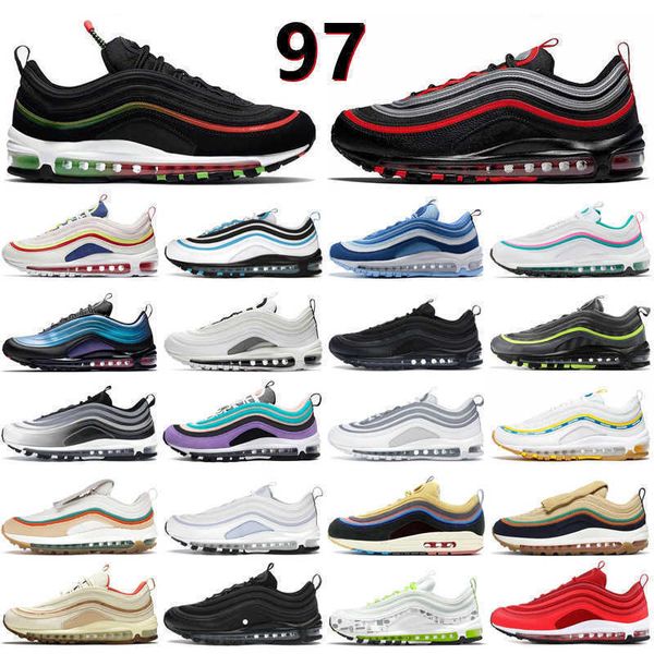 

basketball shoes running men reflective sneakers cork undftd black militia green purple bullet sunburst phantom light bone women 97s 97