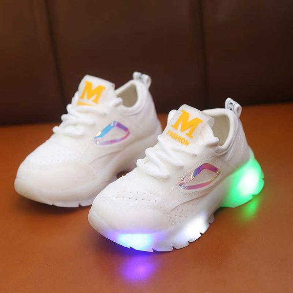 

sneakers children's sneakers kids luminous shoes for girls spring boys led sneakers with lights casual toddler shoes 1 2 3  5 6 years, Black;red