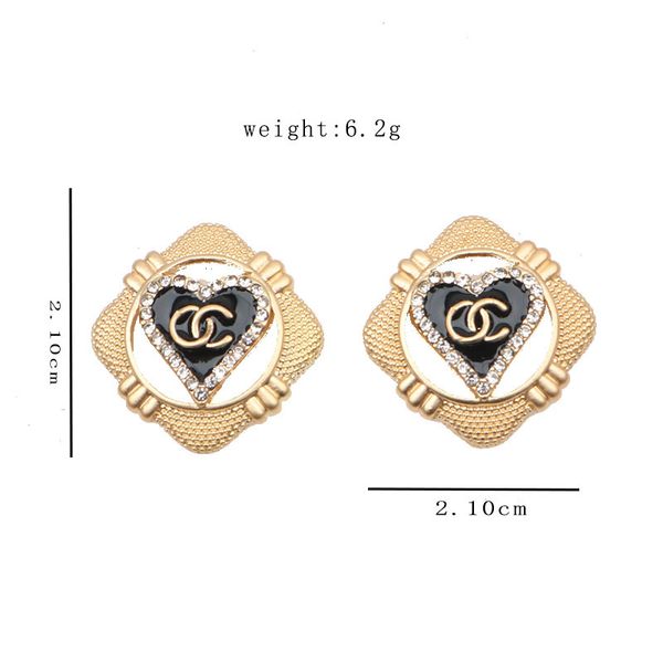

studs creative personality fashion simple earrings jewelry mixed designer silver geometric emerald stud earring luxury pearl crystal stud le, Golden;silver
