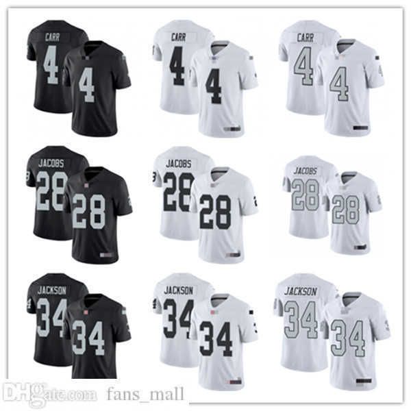 

new football jerseys men women youth las vegas''raiders''17 davante adams 34 bo jackson 24 charles woodson 4 derek carr, Black;red