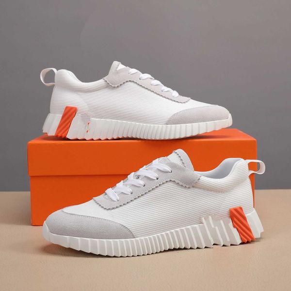 

lace up genuine leather sneaker round toe men's shoes luxury sneakers h brand fashion designer shoes men mkj0001 dfd