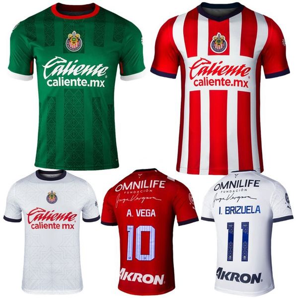 

2022 2023 guadalajara soccer jerseys chivas regal alvarado i.brizuela c.calderon a.zaldivar a.vega home away 3rd 22 23 football men women ki, Black;yellow