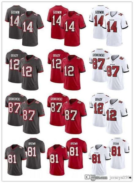 

football jerseys tampa''bay''buccaneers''12 tom brady 14 chris godwin, Black