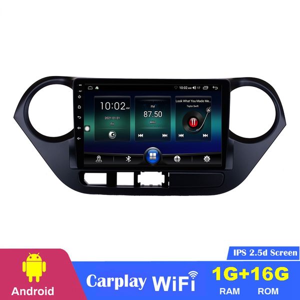 

head unit gps car dvd radio player for hyundai i10 2013-2016 lhd with music support dvr android touch screen