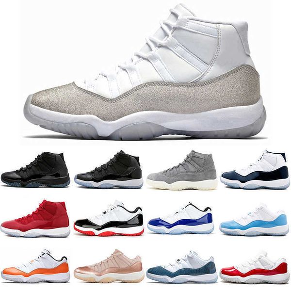 

hipping 11s jumpman basketball shoes for men women low legend blue concord #16 bright citrus jubilee prom night mens trai designer shoes, Black