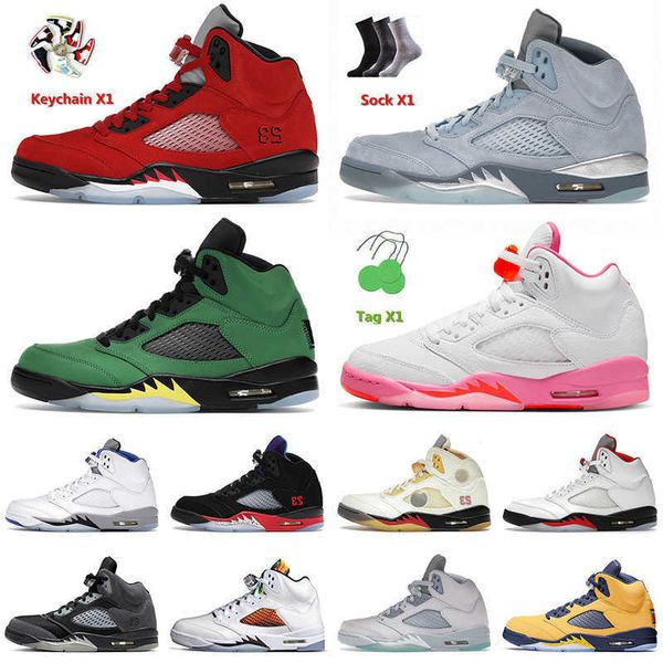 

basketball shoes trainers retro sneakers raging bull 2022 jumpman 5 5s v se oregon trophy room pinksicle unc men women
