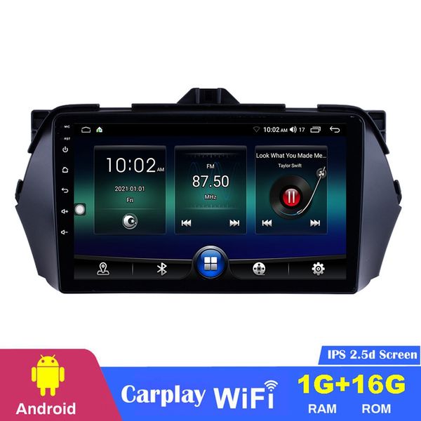 

android car dvd gps 9 inch navigation player for suzuki alivio-2016 mirrorlink wifi usb sd support swc 1080p