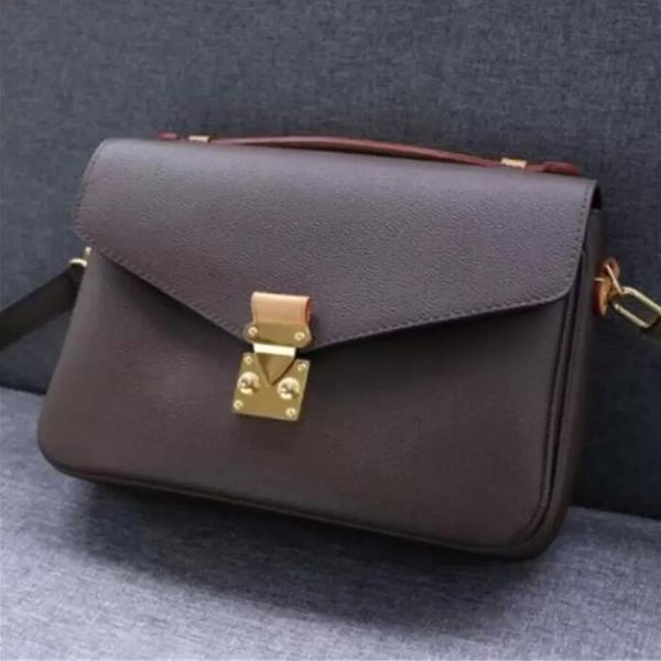 

design Bags messenger package classic shoulder bag clutch handbag leather crossbody packages bags M40780 M41465, Black embossed