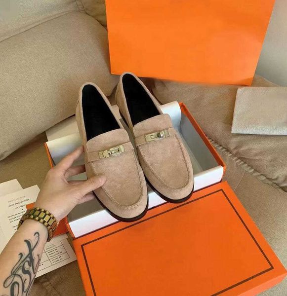 

women casual shoes flats destin loafers lock h home retro loafer female spring soft leather college style flat shoe 35-41