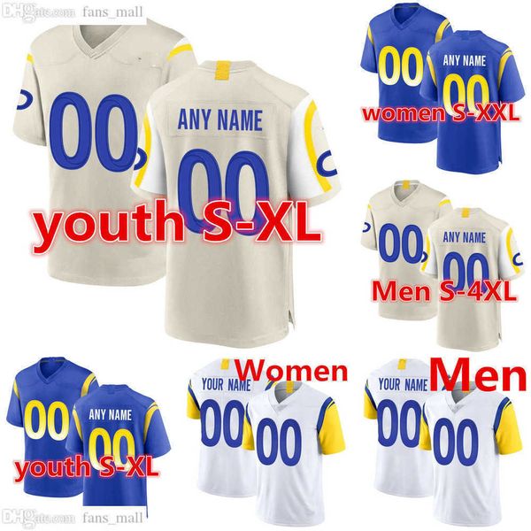 

2022 football jerseys los angeles''rams''10 cooper kupp 3 odell beckham jr. 23 cam akers, Black;red