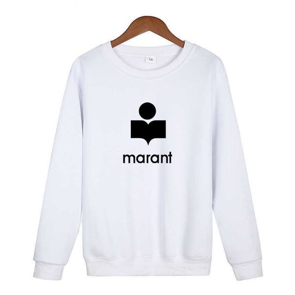 

hoodies brand marant hoodies sweatshirt women cotton o-neck long, Black