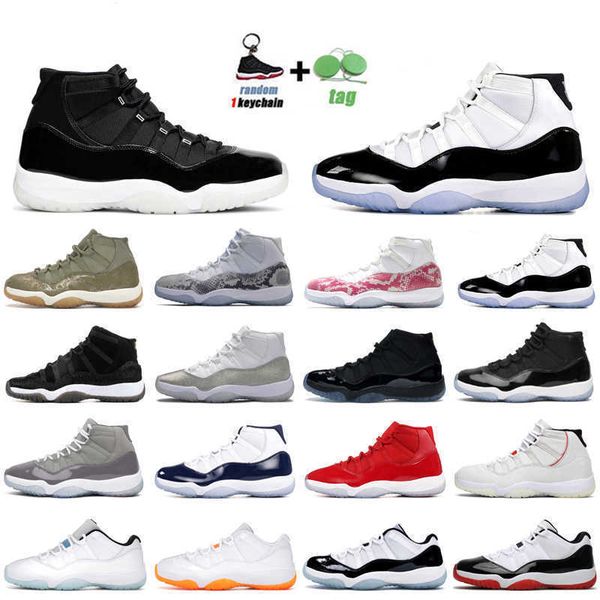 

ale 11s jumpman basketball shoes for men women jubilee 25th anniversary bred concord 45 legend blue metallic silver spa designer shoes, Black