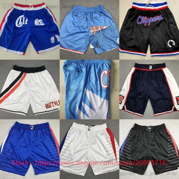 

new basketball shorts classic justdon pocket johnwall short hip pop pant with pockets zipper sweatpants, Black