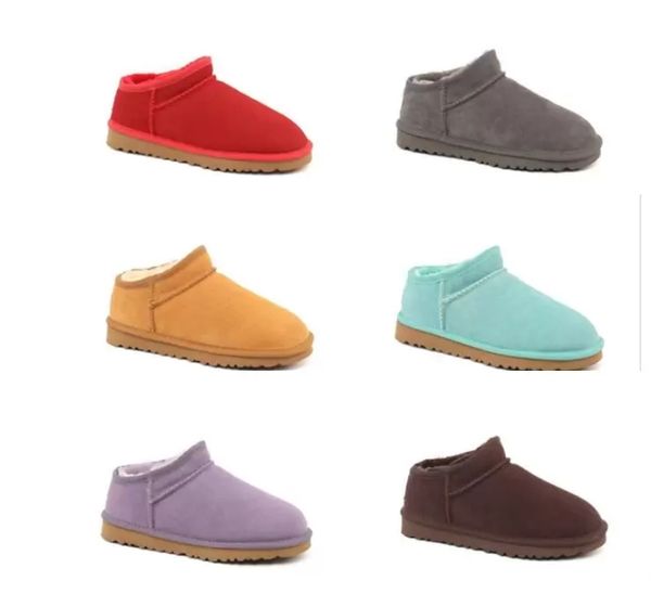 

2022 aus u lazy short women snow boots soft comfortable sheepskin keep warm plush boots with card dustbag nice gifts 5854g, Black