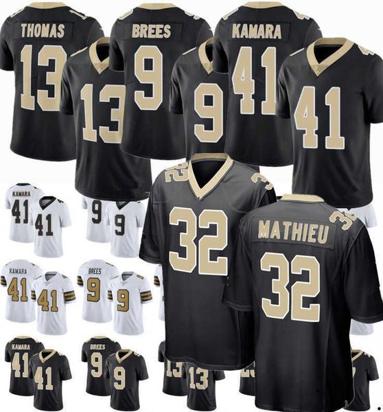 

custom football jerseys mens new''orleans''saints''9 drew brees 41 alvin kamara 7 taysom hill 32 tyrann mathie, Black