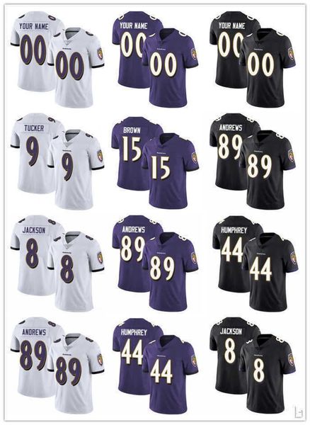 

custom football jerseys baltimore''ravens''jersey 8 lamar jackson 78 morgan moses 20 ed reed 89 mark andrews 64 tyler li, Black