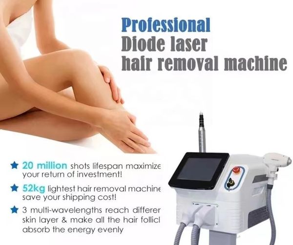 

sales picosecond laser tattoo remove 532 755 1064 pico diode laser 808 hair removal machine, Black