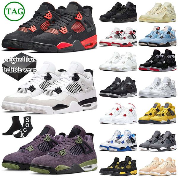 

jumpman 4 basketball shoes black cat 4s men women red thunder white oreo sail pure money red metallic jorda 4trainers sports sneakers