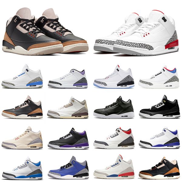 

jumpman 3 3s basketball shoes mens womens cardinal red pine green cool grey cement white rust pink sport blue trainers sneakers