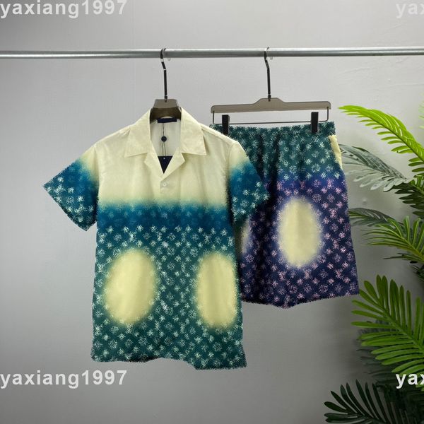 

2022ss spring and summer new sweatshirts high grade shirt cotton printing short pants sleeve round neck panel t-shirt size s-m-l-xl--xxxl, Black;brown