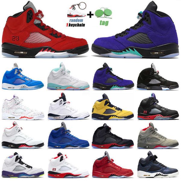 

wholesale 5s raging red jumpman basketball shoes 5 blue bird hyper royal og black metallic alternate grape mens trainers outd designer shoes