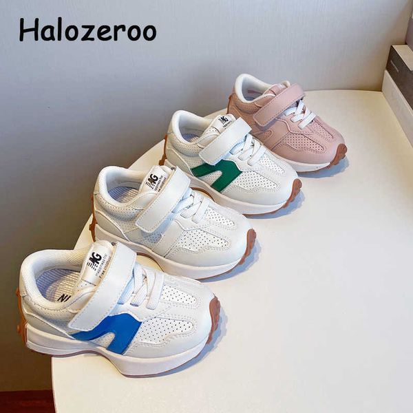 

sneakers new spring kids sport baby girls blue mesh shoes children chunky toddler boys brand casual trainers t220930, Black;red