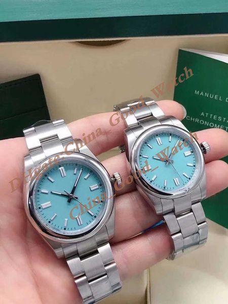 

7 style dial lovers women's and men watches good factory sale ladies classic 41 and 36 mm automatic movement wristwatches sapphire glas, Slivery;golden